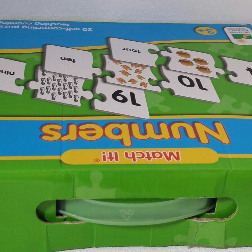 Numbers Match it W pictures 100% complete ALL 20 SETS BOX FAIR COND 2 lb